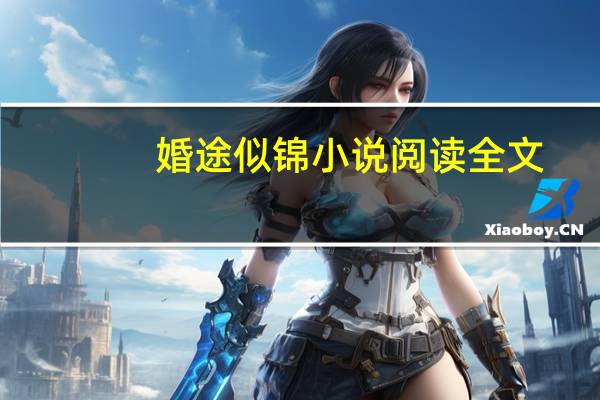 婚途似锦小说阅读全文（婚途似锦简介）