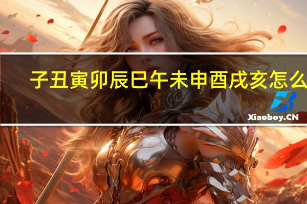 子丑寅卯辰巳午未申酉戌亥怎么读