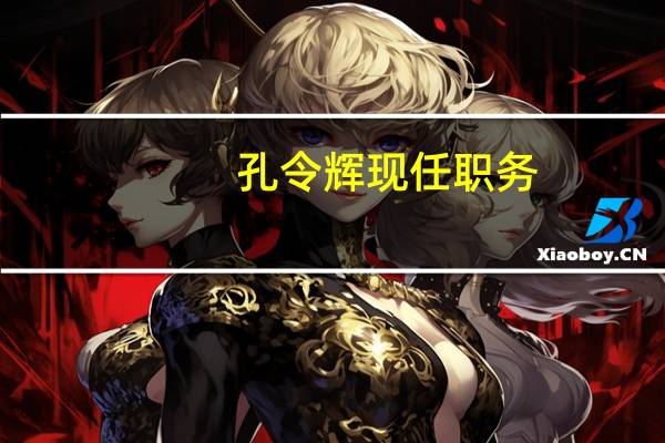 孔令辉现任职务（孔令辉现任妻子）