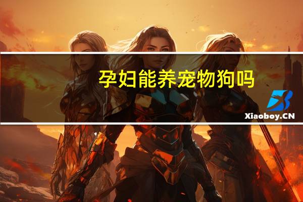 孕妇能养宠物狗吗