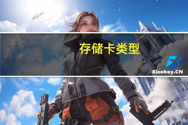 存储卡类型（存储卡密码）