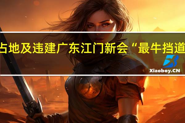 存在非法占地及违建广东江门新会“最牛挡道钉子户”被拆除