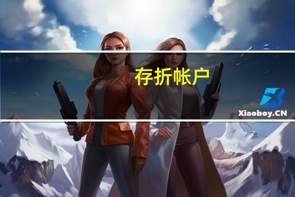 存折帐户(关于存折帐户简述)