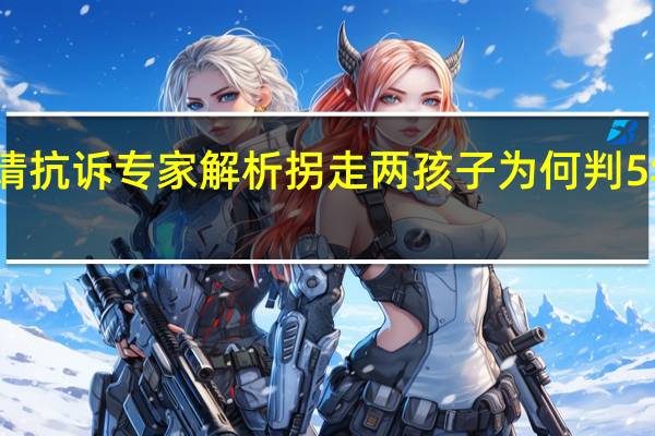 孙海洋将申请抗诉专家解析拐走两孩子为何判5年 到底什么情况呢