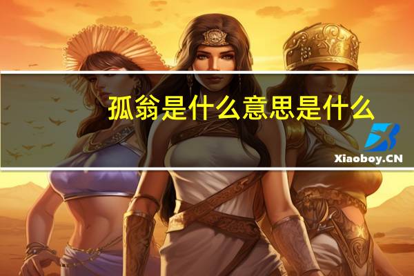 孤翁是什么意思是什么