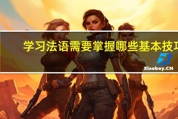 学习法语需要掌握哪些基本技巧