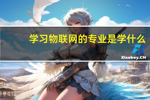 学习物联网的专业是学什么