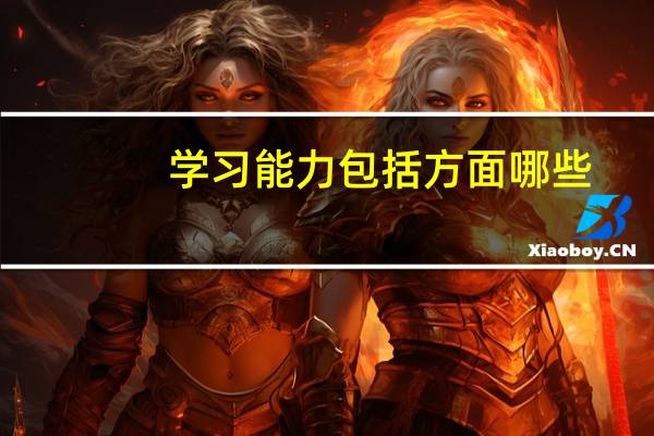 学习能力包括方面哪些