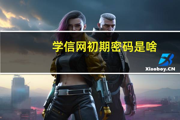 学信网初期密码是啥（学信网有初始密码吗）