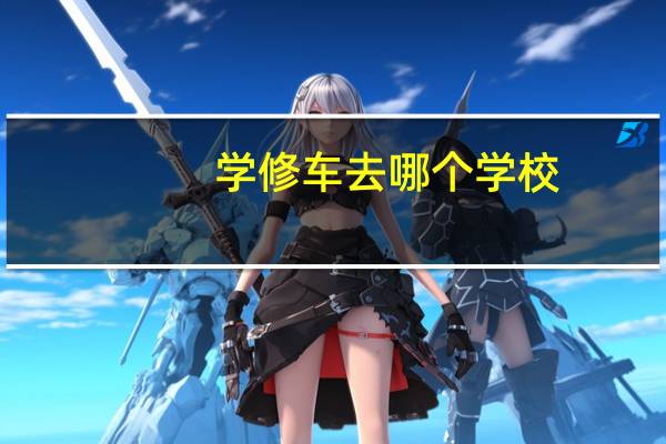 学修车去哪个学校