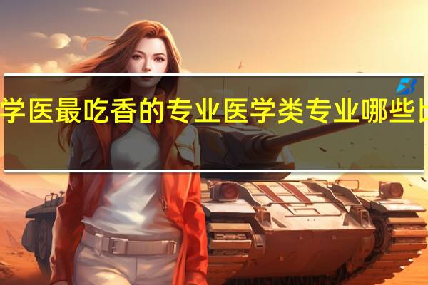 学医最吃香的专业 医学类专业哪些比较好