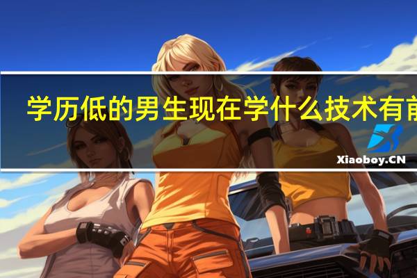 学历低的男生现在学什么技术有前途