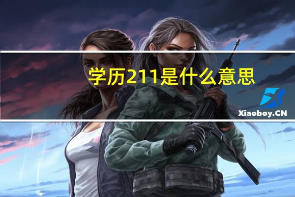 学历211是什么意思