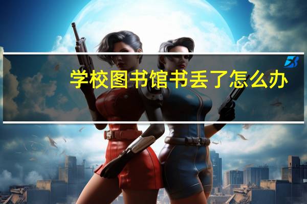 学校图书馆书丢了怎么办