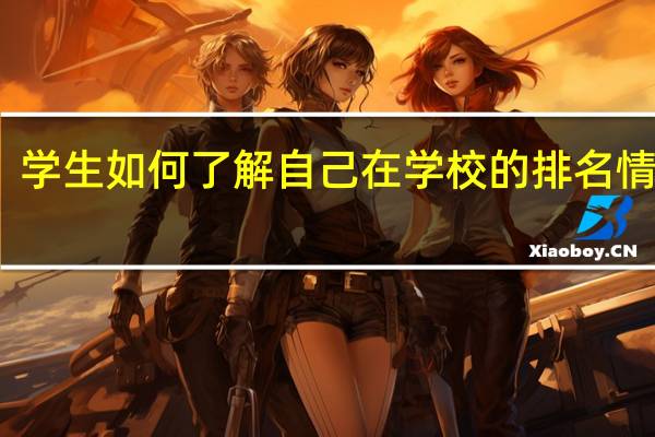学生如何了解自己在学校的排名情况呢
