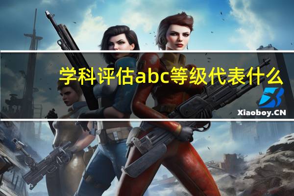 学科评估abc等级代表什么