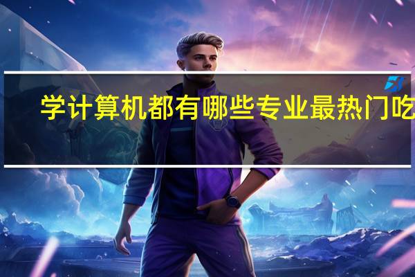 学计算机都有哪些专业最热门吃香