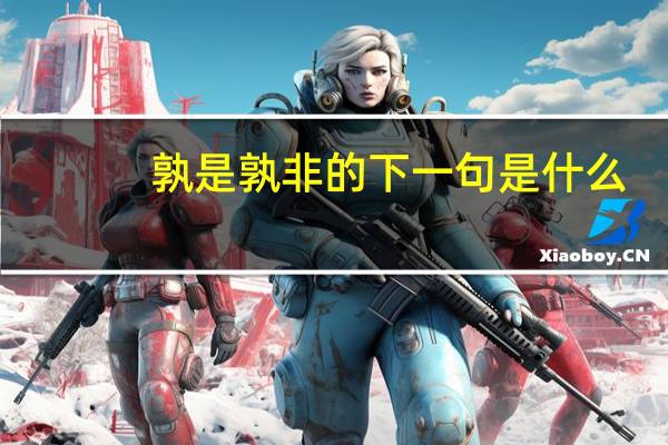 孰是孰非的下一句是什么