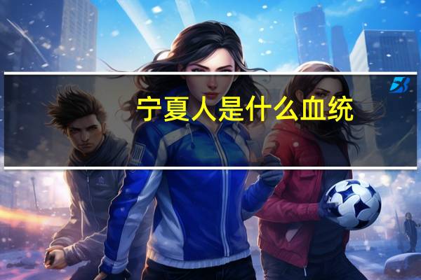 宁夏人是什么血统