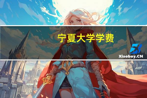 宁夏大学学费