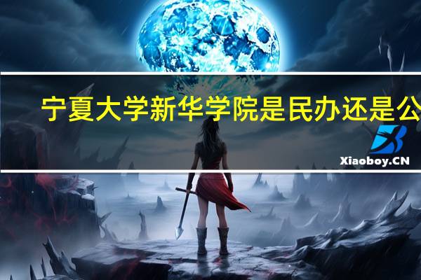 宁夏大学新华学院是民办还是公办