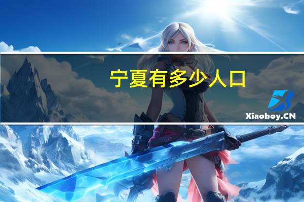 宁夏有多少人口