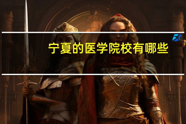 宁夏的医学院校有哪些