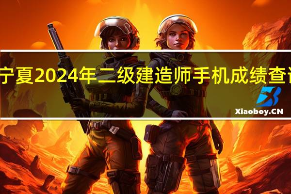 宁夏2024年二级建造师手机成绩查询方式