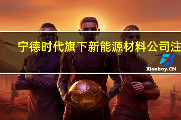 宁德时代旗下新能源材料公司注销