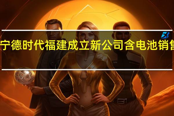 宁德时代福建成立新公司 含电池销售业务
