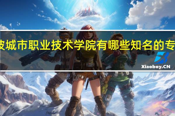 宁波城市职业技术学院有哪些知名的专业和学科