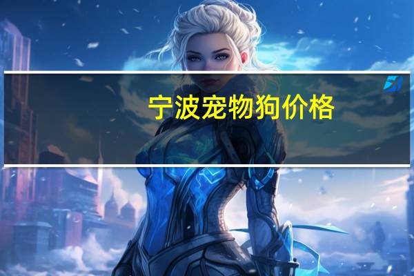 宁波宠物狗价格