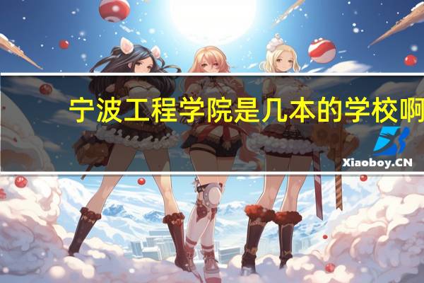 宁波工程学院是几本的学校啊