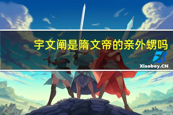 宇文阐是隋文帝的亲外甥吗