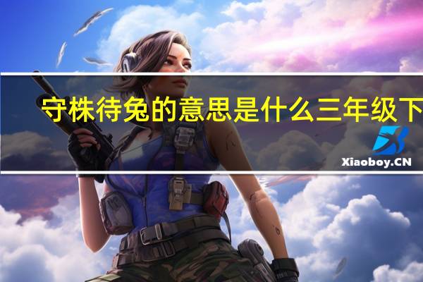 守株待兔的意思是什么三年级下册