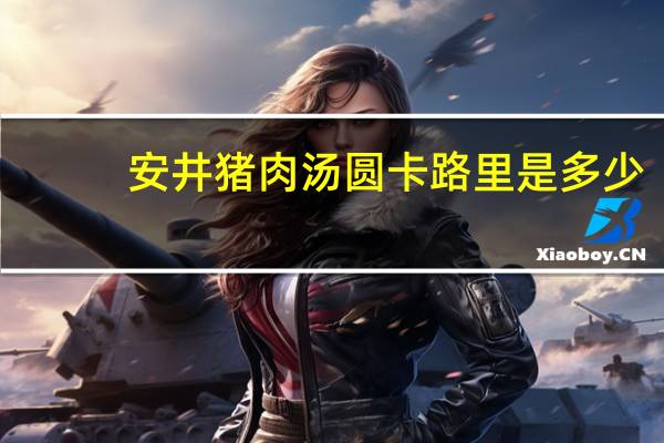 安井猪肉汤圆卡路里是多少