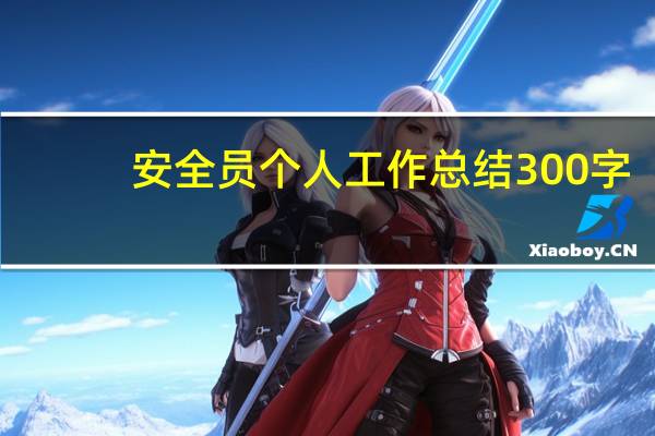 安全员个人工作总结300字（安全员个人工作总结）