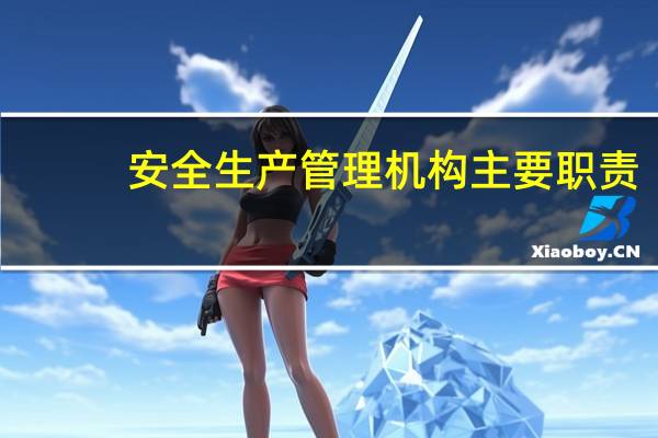 安全生产管理机构主要职责（安全生产组织机构及职责）