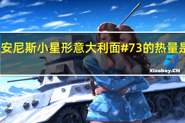 安尼斯 小星形意大利面#73的热量是多少