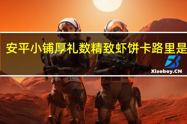 安平小铺 厚礼数 精致虾饼卡路里是多少
