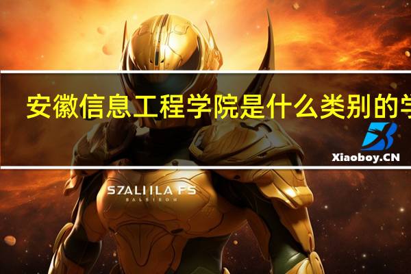 安徽信息工程学院是什么类别的学校