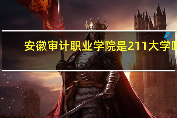 安徽审计职业学院是211大学吗
