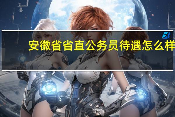 安徽省省直公务员待遇怎么样