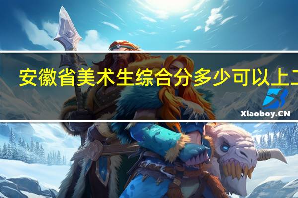 安徽省美术生综合分多少可以上二本