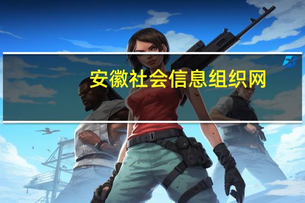安徽社会信息组织网（安徽社会组织管理信息系统）