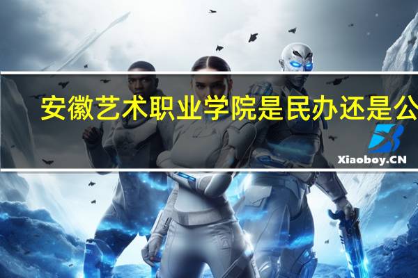 安徽艺术职业学院是民办还是公办