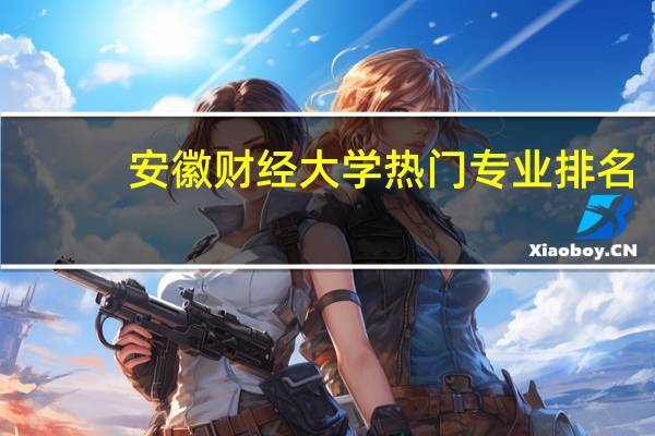 安徽财经大学热门专业排名