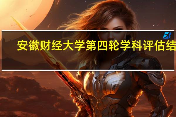 安徽财经大学第四轮学科评估结果