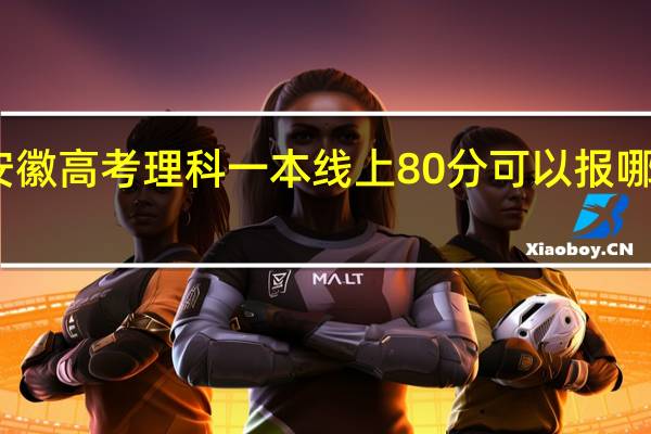 安徽高考理科一本线上80分可以报哪些学校
