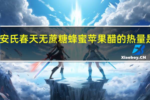 安氏春天 无蔗糖蜂蜜苹果醋的热量是多少